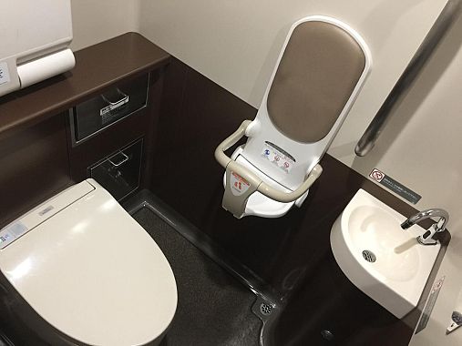 Un Wc della metropolitana di Tokyo