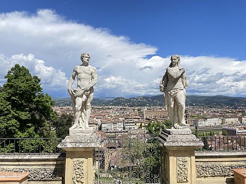 Il belvedere di villa Bardini - foto Blue Lama