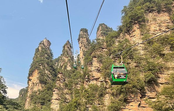 Cabonovia Parco di Zhangjiajie-Wulinyuan, in Cina - foto Blue Lama